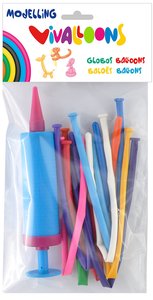 GLOBOS MOLDEABLES + INFLADOR B.10