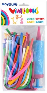 GLOBOS MOLDEABLES + INFLADOR B.50