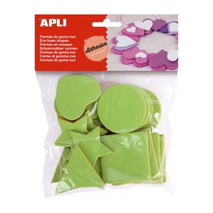 GOMA EVA  APLI FORMAS GEOMETRICAS 25 UD.