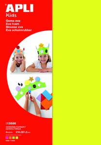 GOMA EVA  APLI HOJA 20x30 FLUOR 4 hj