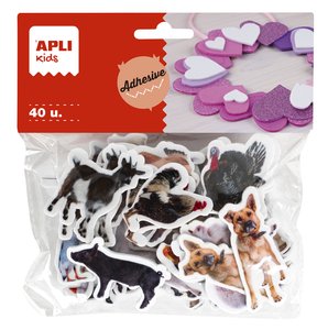 GOMA EVA APLI F.ADH.ANIMALES GRANJA B/40