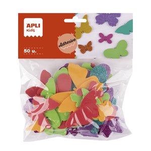 GOMA EVA APLI F.MARIPOSAS B/50