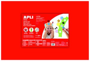 GOMA EVA APLI 40x60 ROJO P/5