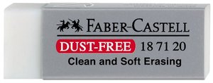 GOMA BORRAR FABER 187120 (PVC-FREE) (ud.