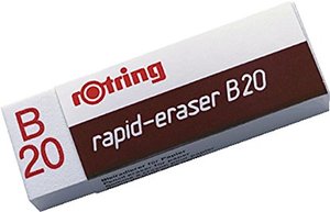GOMA BORRAR ROTRING LAPIZ B20 Cj.20
