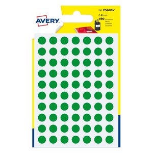 GOMETS AVERY Bl.7h REDONDOS Ø 8 VERDE