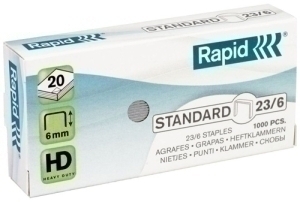 GRAPAS RAPID STANDARD 23/6 GALV.cj.1000