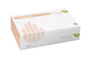 GUANTES RUBBEGOLD VINILO TALLA M C/100