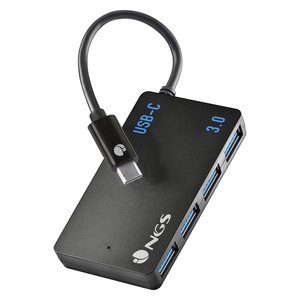 HUB USB-C NGS 4 PUERTOS USB 3.0