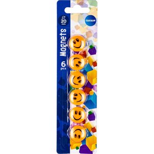 IMANES REDONDOS CENTRUM 20 mm SMILE B/6
