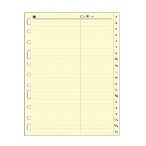 INDICE MULTIFIN PVC ALFA 3005 Fº 20 ps.