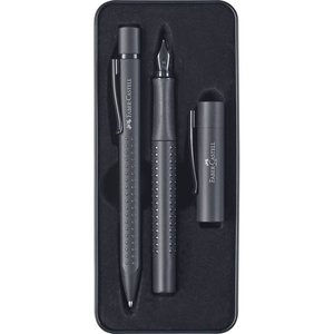 JUEGO BOL+PLUMA FABER GRIP 2011 ALL BLAC