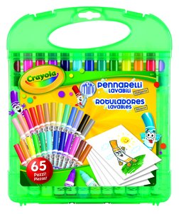 JUEGO CRAYOLA MALETIN ROTULADORES LAVABL