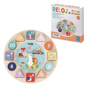 JUEGO DOHE RELOJ FORMAS ENSARTABLES