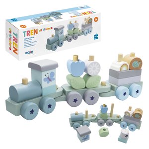 JUEGO DOHE EDUCA TREN MADERA