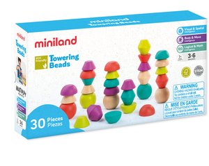 JUEGO ED.MINILAND TOWERING BEADS