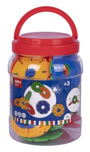 JUEGO EDUC. APLI DISCOS CONECTORES 60 UD