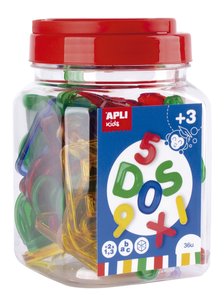 JUEGO EDUC. APLI LETRAS Y NUM. TRANS. 36