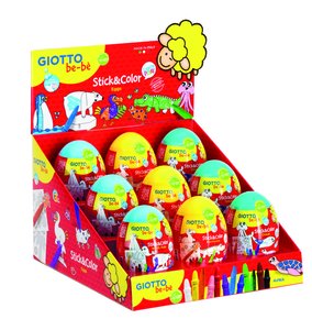 JUEGO GIOTTO BEBE STICK&COLOR EGG EXP.9