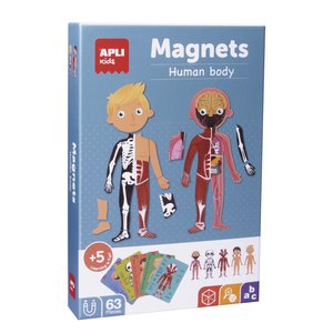 JUEGO MAGNETICO APLI CUERPO HUMANO 63 PZ