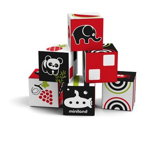 JUEGO MINILAND FIRST SENSES SET 6 CUBOS