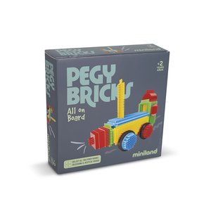 JUEGO MINILAND PEGY BRICKS: ALL ON BOARD