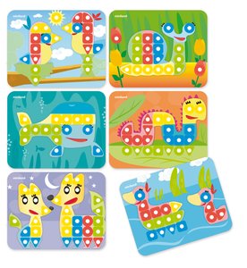 JUEGO MINILAND SUPERPEGS ANIMALES P/6