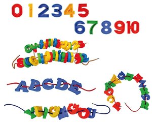 JUEGO SMART LETRAS ENSARTABLES BOLSA 156