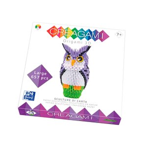 KIT OXFORD CREAGAMI ORIGAMI 3D BUHO