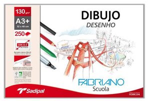 LAMINA DIBUJO FABRIANO A3 G.NAT. C/250
