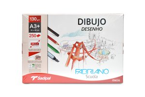LAMINA DIBUJO FABRIANO A3+ G.NAT. C/250