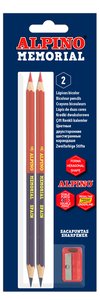 LAPIZ ofic.ALPINO BICOLOR bl.2 c/AFILA