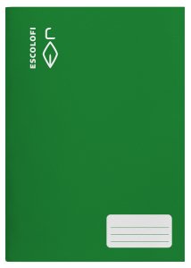 LIBRETA ESCOLOFI A4 32h CD.3 70g VERDE