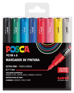 ROTUL.UNI-POSCA PC-1M BASIC E/8