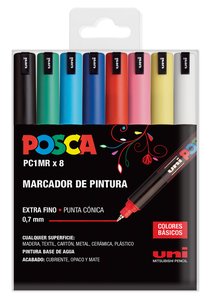 ROTUL.UNI-POSCA PC-1MR BASIC E/8