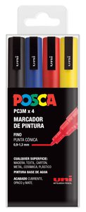 ROTUL.UNI-POSCA PC-3M BASIC E/4