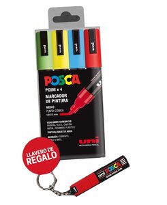 ROTUL.UNI-POSCA PC5M/4C E/4