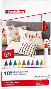 ROTUL.EDDING 4600 TELA FINO CAJA de 10