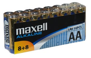 PILAS ALCALINA MAXELL LR06 B/16