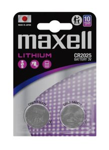 PILAS MAXELL MICRO CR2025 3V B/2