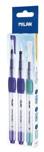 PINCEL DE AGUA MILAN RECARGABLE C/3