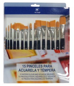 PINCEL VAN GOGH ACUARELA CORTO EST.15