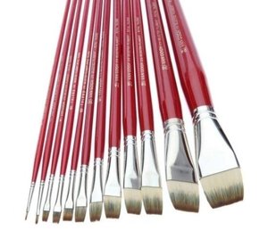 PINCEL VAN GOGH LARGO ROJO OLEO 278/24