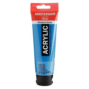 PINTURA ACRIL.AMSTERDAM 120 ml CIAN