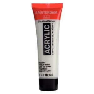 PINTURA ACRIL.AMSTERDAM  20 ml BLANCO TI