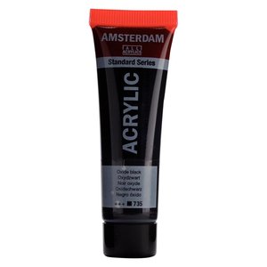 PINTURA ACRIL.AMSTERDAM  20 ml NEGRO OXI