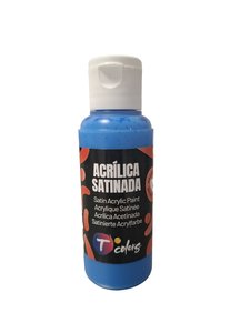 PINTURA ACRIL.TCOLORS 80 ml CIAN