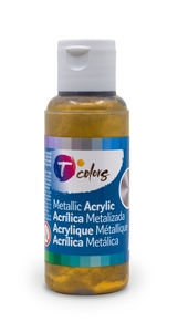 PINTURA ACRIL.TCOLORS 80 ml ORO