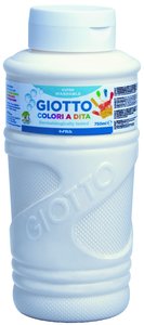 PINTURA DEDOS GIOTTO 750 ml BLANCO