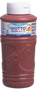 PINTURA DEDOS GIOTTO 750 ml MARRON
